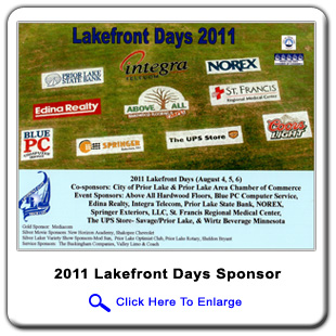 2011 Lakefront Days Sponsor